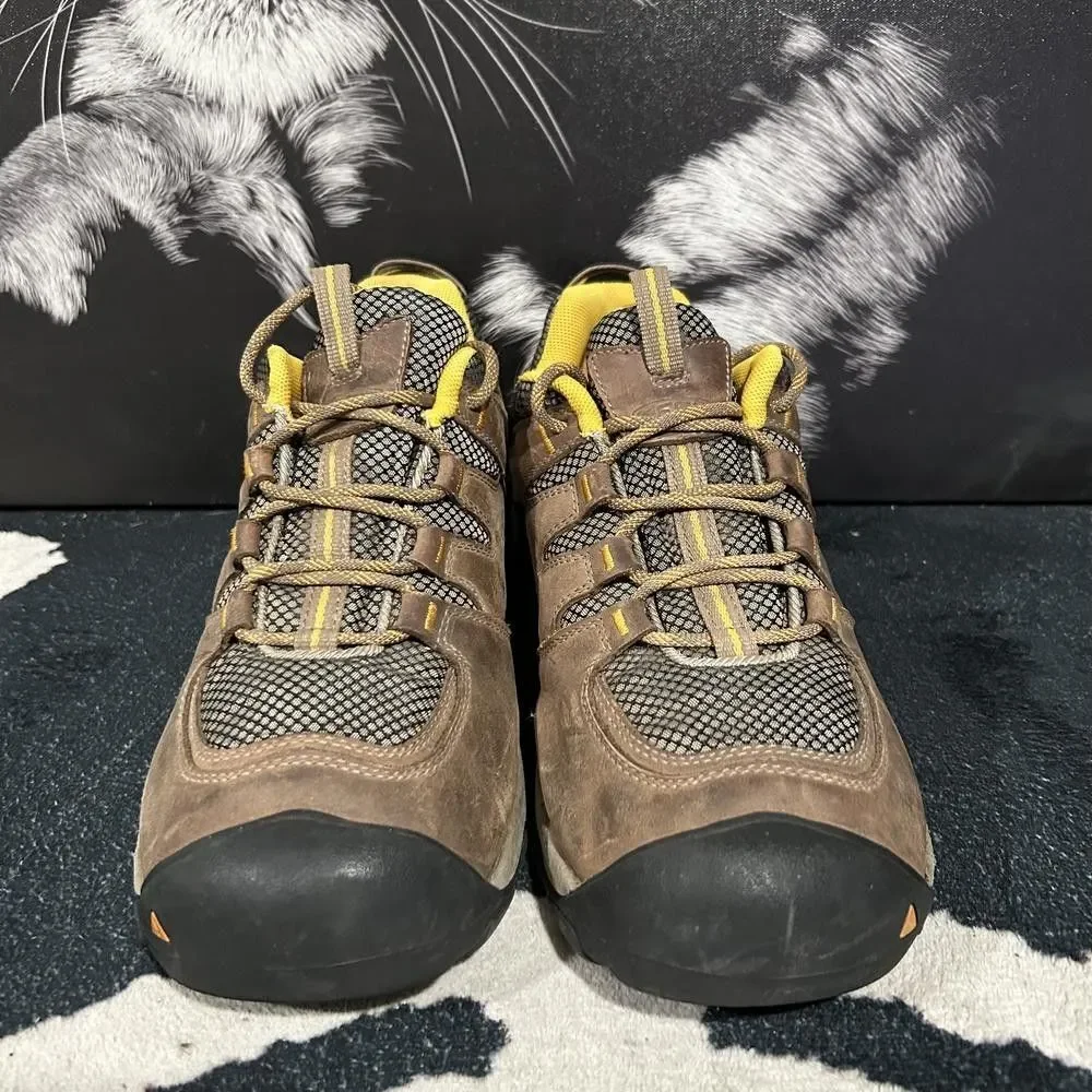 Keen Gypsum II 1016765 Hiking Boot Men 12 Brown Suede Leather Waterproof Lace-Up